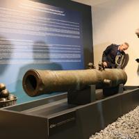 17th-century Dutch ship cannon put on display in İzmir