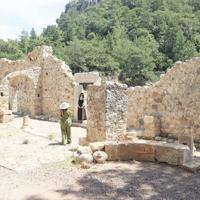 Archaeologists uncover monumental tomb at Olympos ancient city