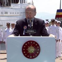 Erdoğan hails Türkiye’s first warship delivery to NATO, EU member