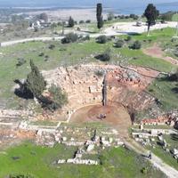 Tomb discovered among seating at ancient theater