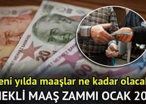 YENİ EMEKLİ MAAŞ ZAMMI HESAPLAMA (OCAK 2025 TABLOSU) | TÜİK'in 3 aylık enflasyon farkına göre SSK, Bağkur muhtemel emekli maaşları