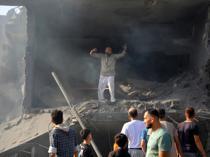 Israeli airstrikes hit refugee camp for a second day