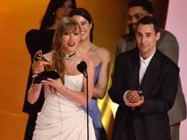 Taylor Swift wins Album of the Year Grammy, breaking record