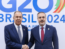 Fidan, Lavrov discuss Gaza, Ukraine wars