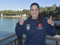 Young Turkish swimmer gears up to cross Cook Strait