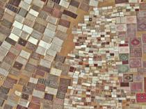 Turkish carpets undergo traditional sun treatment before export