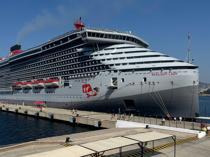 Bodrum welcomes giant cruise ship