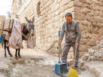 Garbage-collecting donkeys in Mardin to retire