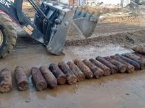 Historic unexploded artillery shells discovered in Çanakkale