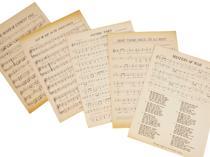 Draft lyrics to Mr. Tambourine Man sell at US auction