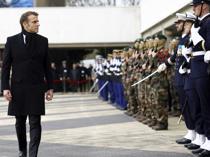 Spend more on defense, Macron tells Europe