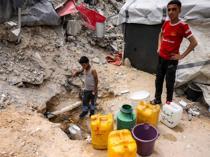 Dire water shortages compound hunger and displacement in Gaza