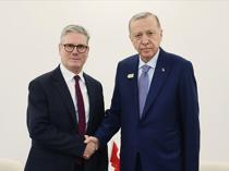 Erdoğan congratulates British premier for statements on recognizing Palestine