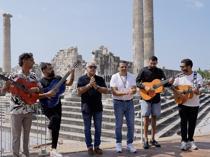 Gipsy Kings by Andre Reyes shoot music video at Apollo