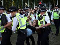 UK police arrest hundreds for backing banned pro-Palestine group