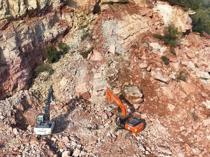 Search for man trapped under quarry landslide suspended due to safety risks