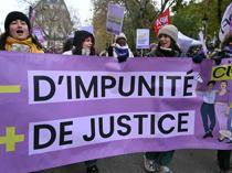 Thousands march in France to demand action on violence against women