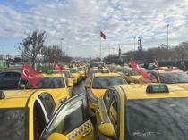 Istanbul taxi drivers rally against illegal ride services