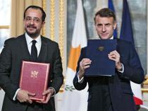 Greek Cyprus, France sign strategic partnership deal