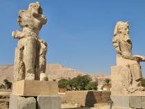 Egypt reveals restored colossal statues of pharaoh in Luxor