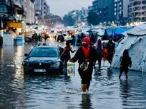 Fresh rains flood streets in war-scarred Gaza