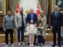 Erdoğan hosts family of 6-year-old Gaza victim