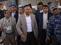 Prime minister hopeful Rahman arrives in Bangladesh