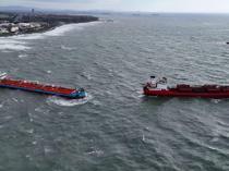 One tanker freed after minor collision at Istanbul coast