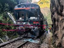 Train crash near Perus Machu Picchu kills one, injures 40