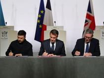 Ukraines European, US allies meet in Paris on security guarantees