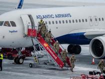 Trump says not thinking purely of peace in Greenland push