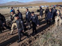 Preliminary report finds Libyan jet hit hillside at high speed