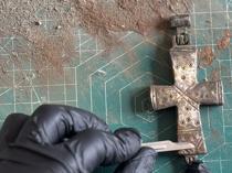 Sealed bronze cross found at ancient Lystra restored