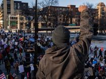Thousands rally in Minneapolis as immigration anger boils