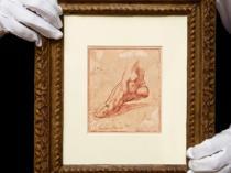 Michelangelo foot sketch sells for record price