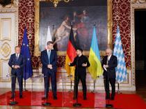 Zelensky labels Putin a slave to war