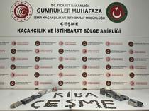Historic coins, figurines seized at Çeşme Port