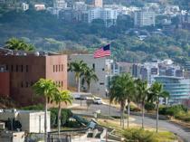 American flag raised at US Embassy in Venezuela