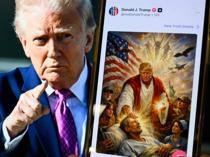 Trump deletes Jesus post of himself after outcry