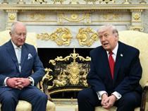 Trump hails British as friends as king visits amid Iran tensions