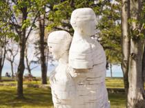 Symposium sculptures displayed on island for 22 years