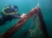 Ghost net larger than Çamlıca Tower pulled from Marmara Sea