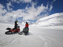 Lingering snow at Ovit Mountain draws late-season skiers