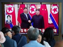 Chinas Xi lands in North Korea for rare visit