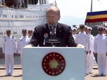 Erdoğan hails Türkiye’s first warship delivery to NATO, EU member