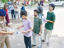 Tight security as India holds exam retest after leak scandal