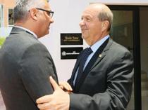 Turkish Cypriot president meets with ex-leaders