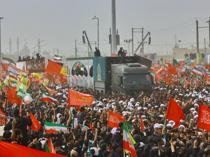 Crowds bid farewell to Khamenei in Iranian holy city of Qom