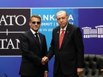 Erdoğan meets Macron on NATO summit sidelines