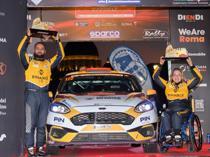 Trailblazing Turkish driver secures double success at rally championship in Rome